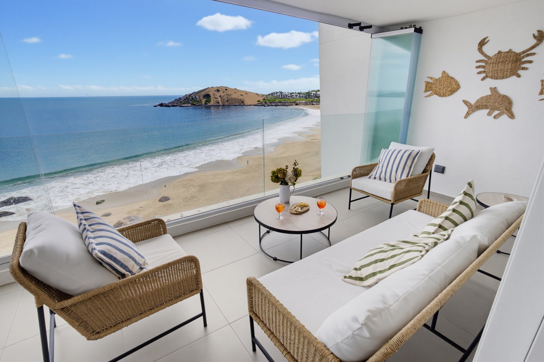 Terraza con vista al morro